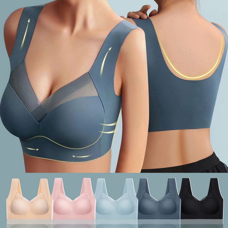 Lyssé AirLift™ Seamless Wireless Bra – Elegant Comfort, Breathable Mesh, Perfect Everyday Support