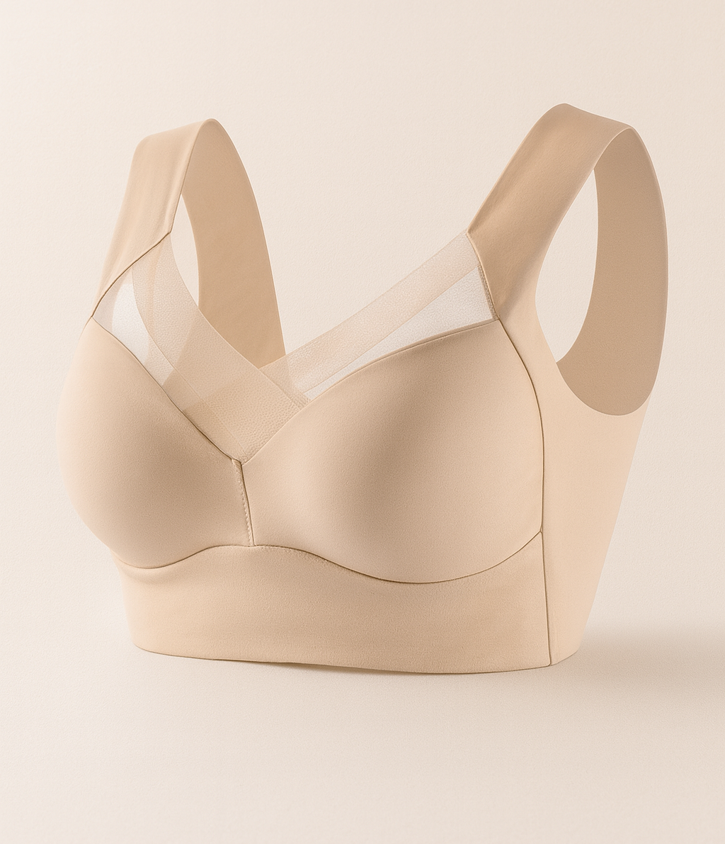 Lyssé AirLift™ Seamless Wireless Bra – Elegant Comfort, Breathable Mesh, Perfect Everyday Support
