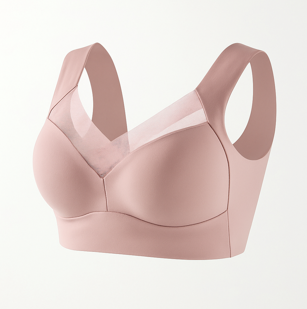 Lyssé AirLift™ Seamless Wireless Bra – Elegant Comfort, Breathable Mesh, Perfect Everyday Support