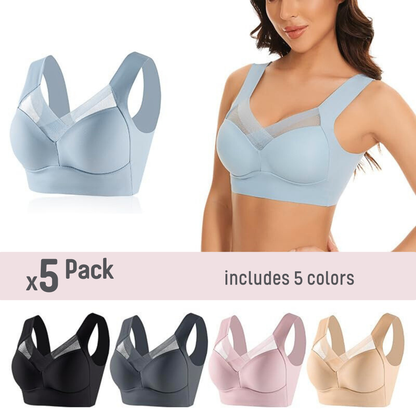 Lyssé AirLift™ Seamless Wireless Bra – Elegant Comfort, Breathable Mesh, Perfect Everyday Support